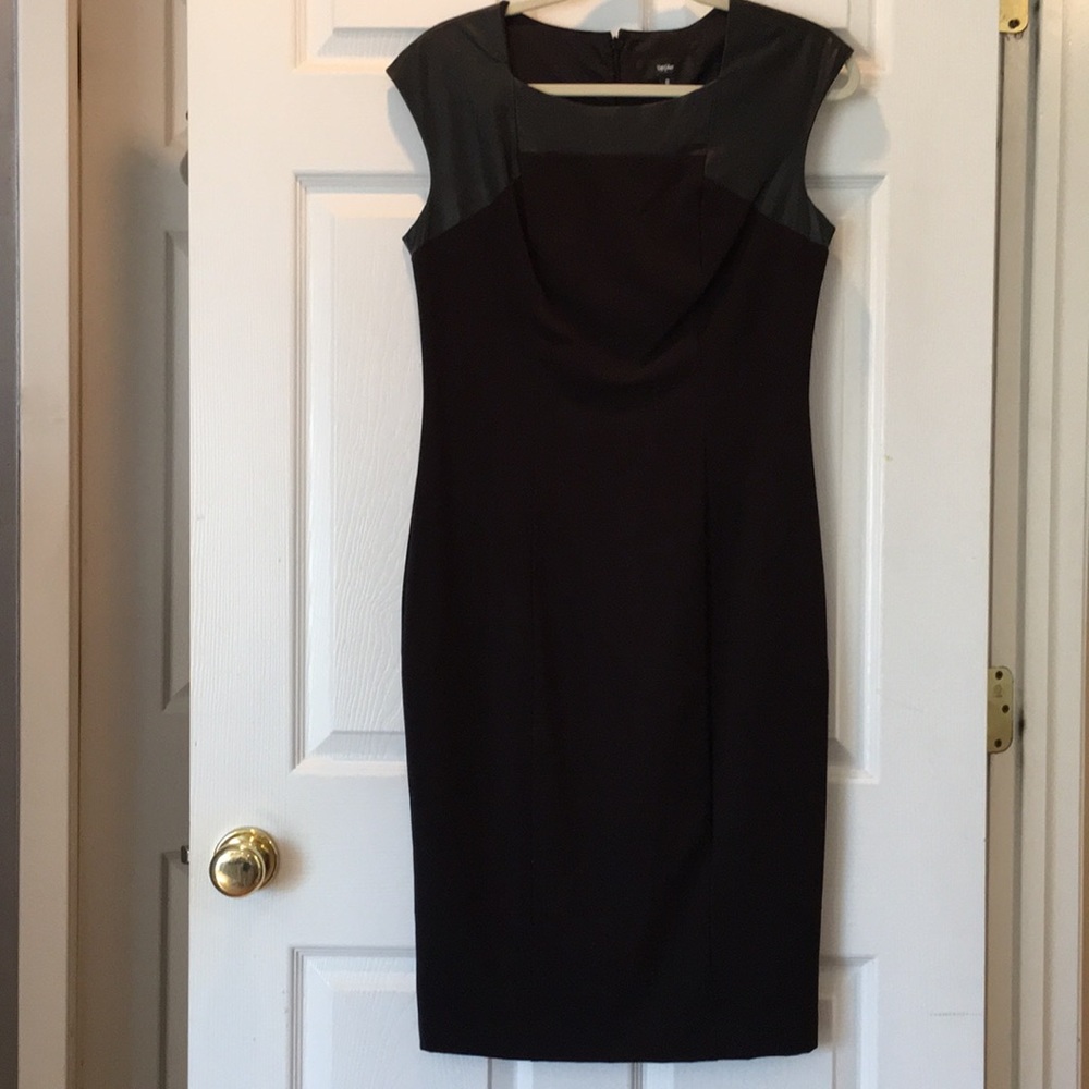 Black sheath dress